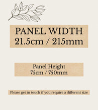 Load image into Gallery viewer, Joined Wooden Shutter Panels - 75 cm height
