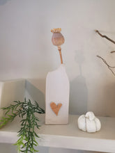 Load image into Gallery viewer, Miniature Bud Vase - Parched Earth Heart design
