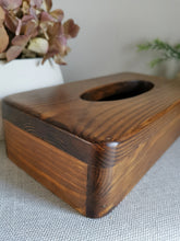 Load image into Gallery viewer, Wooden Tissue Box Holder

